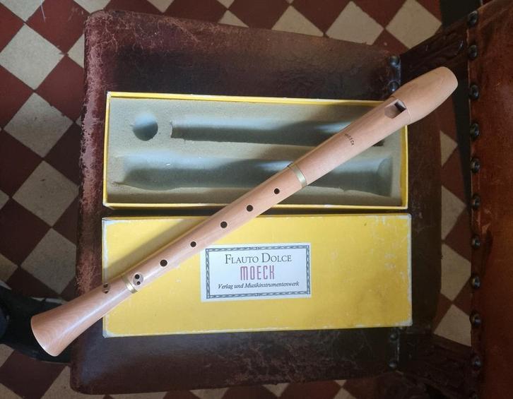 Moeck Altblokfluit. Flauto Dolce 236 Tuju Barock., Muziek en Instrumenten, Blaasinstrumenten | Blokfluiten, Zo goed als nieuw
