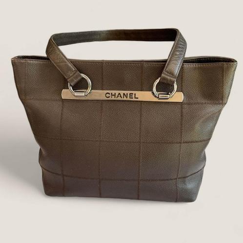 Chanel chocolate bar caviar tote bruin authentiek, Sieraden, Tassen en Uiterlijk, Tassen | Damestassen, Shopper, Bruin, Ophalen of Verzenden