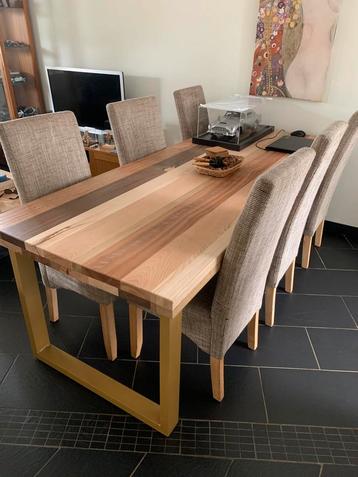 UNIEKE Tafel 227x90x76cm verschillende houtsoorten beschikbaar voor biedingen
