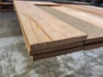 70 meter hardhouten planken geschaafd 12x120 mm - nr: hp113, Ophalen, Planken, Nieuw, Hardhout