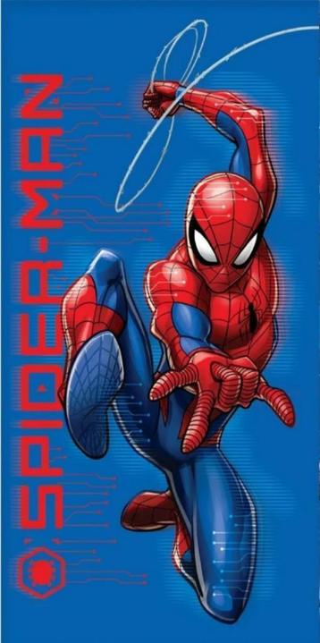 Spiderman Badlaken / Strandlaken - Blauw - Katoen - Marvel beschikbaar voor biedingen