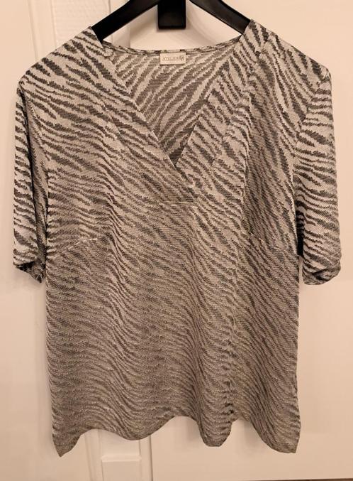 Atelier shirt zilver - 50, Kleding | Dames, Grote Maten, Zo goed als nieuw, Shirt of Top, Grijs, Ophalen of Verzenden