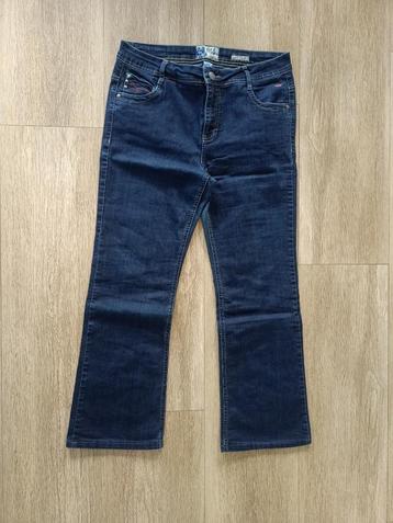 MS mode flared jeans spijkerbroek maat 44 ZGAN blauw beschikbaar voor biedingen