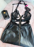 Hunkemoller leren jurkje, Hunkemöller, Ophalen of Verzenden, Zwart, Body of Korset
