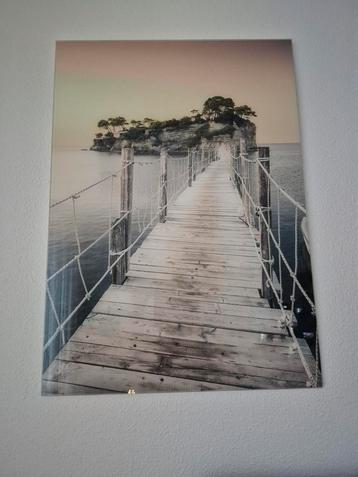 Zeer mooi glas schilderij 50x70 cm en 100 % in orde beschikbaar voor biedingen