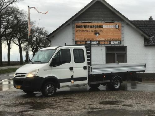 Iveco Daily 35C12 2.3 HPI DC 7-Pers Pick-Up Open Laadbak L4, Auto's, Bestelauto's, Bedrijf, Te koop, ABS, Centrale vergrendeling