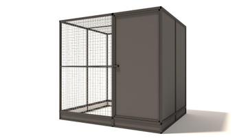 Aluminium voliere Yara 207 x 176 cm beschikbaar voor biedingen