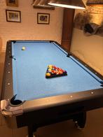 Poolbiljart met keuen en lamp, Drie of vier spelers, Ophalen, Gebruikt, Buckshot