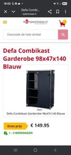 Defa combikast/garderobekast, Ophalen, Gebruikt, Campingkast