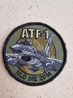 Origineel mouwembleem ATF-1 NLD ME 2014, Verzamelen, Militaria | Algemeen, Ophalen, Luchtmacht, Nederland, Embleem of Badge