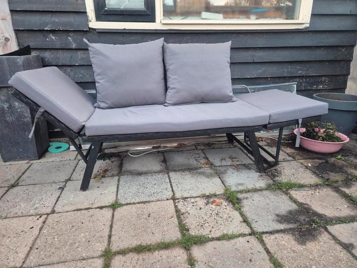 Mooie loungebank/bankje - weinig gebruikt!, Tuin en Terras, Tuinsets en Loungesets, Ophalen