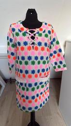 Wild jurk geborduurde bloemen katoen ibiza dress, Ophalen of Verzenden, Zo goed als nieuw, Maat 36 (S), Onder de knie