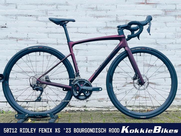 Ridley Fenix disc Bourgondisch Rood / Metalic Zwart XS 2023, Fietsen en Brommers, Fietsen | Racefietsen, Gebruikt, Overige merken