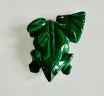 Malachite Kikker 8cm bij 6,5 cm, Verzamelen, Speldjes, Pins en Buttons, Ophalen of Verzenden, Zo goed als nieuw