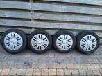 4 banden met stalen velgen 185/60R14, Ophalen