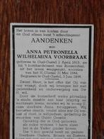 Bidprent bombardement Roosendaal 1944 US, Verzamelen, Ophalen of Verzenden, Nederland