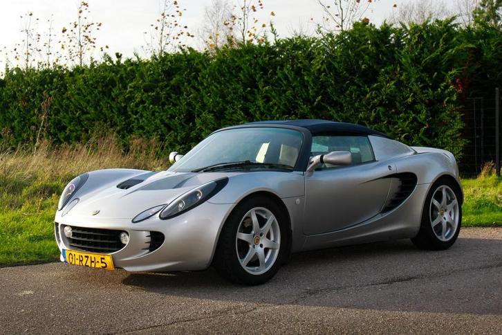 Lotus Elise 1.8 16V 2001 Grijs, RHD, Auto's, Lotus, Particulier, Elise, Benzine, D, Cabriolet, Handgeschakeld, Geïmporteerd, Zilver of Grijs
