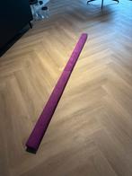 Evenwichtsbalk turnen paars 2 meter, Sport en Fitness, Turnen, Ophalen, Zo goed als nieuw, Paars, Materiaal