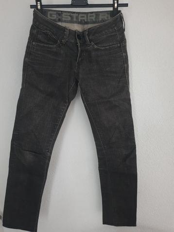 G-star RAW spijkerbroek. Donkergrijs. Maat XS beschikbaar voor biedingen