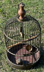 Vogelkooi .Koper., Dieren en Toebehoren, Vogels | Hokken en Kooien, Ophalen, Gebruikt, Metaal, Vogelkooi