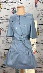 Burberry grijsblauwe trench dress jurk maat 10 (450 euro), Burberry, Customercare@burberry.com, Burberry EU, Zo goed als nieuw
