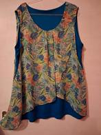 Tuniek maat 52, Ophalen of Verzenden, Zo goed als nieuw, Blauw, Blouse of Tuniek