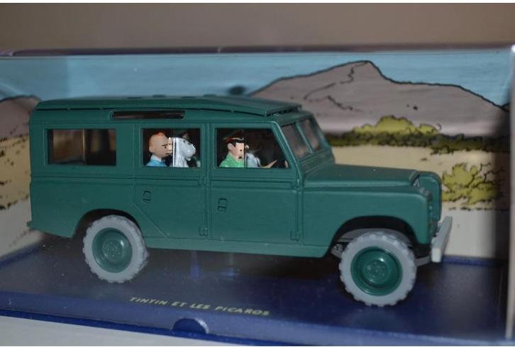Kuifje Land Rover - Tintin et les Picaros - 1:43 in Doo, Antiek en Kunst, Antiek | Speelgoed, Verzenden