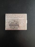 vintage verzilverde sigarettenhouder, Ophalen of Verzenden, Gebruikt, Overige typen