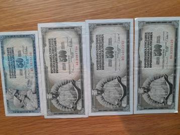 Jugoslavije  1981..500dinara.1978 50dinara. beschikbaar voor biedingen