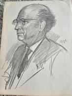 Otto Dicke - Portret van Lambert van der Horst, 1962, Ophalen of Verzenden