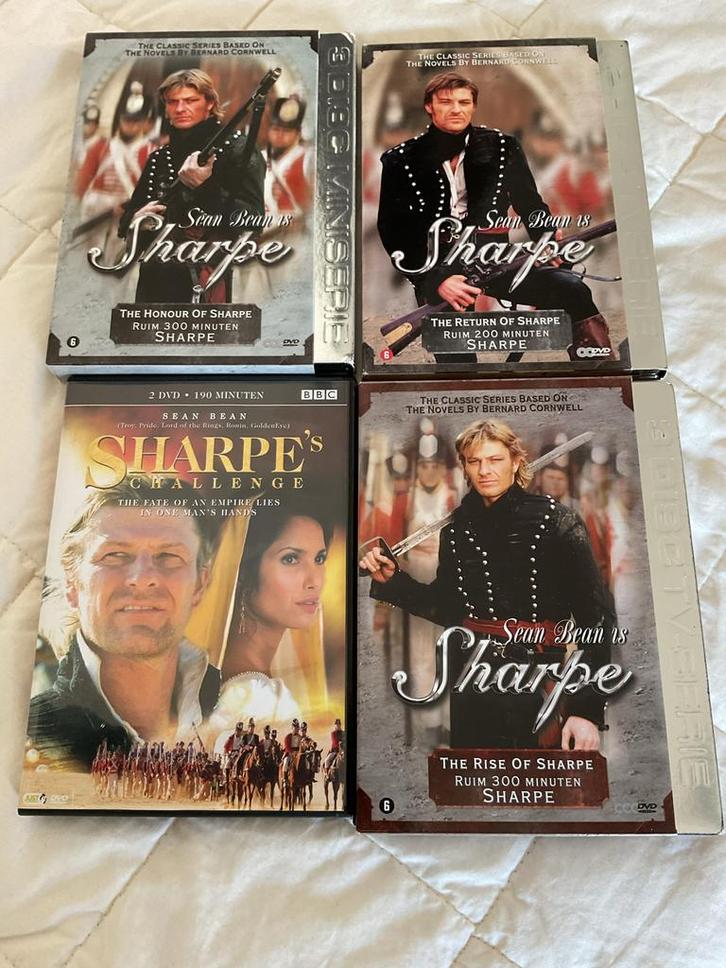 Sharpe DVD Collectie - Sean Bean, Cd's en Dvd's, Dvd's | Tv en Series, Zo goed als nieuw, Actie en Avontuur, Boxset, Vanaf 12 jaar