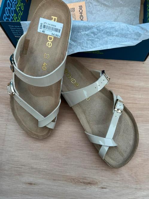 Rohde Leather Sandals – Natural – Size 40 – Brand New!, Kleding | Dames, Schoenen, Nieuw, Sandalen of Muiltjes, Beige, Ophalen of Verzenden