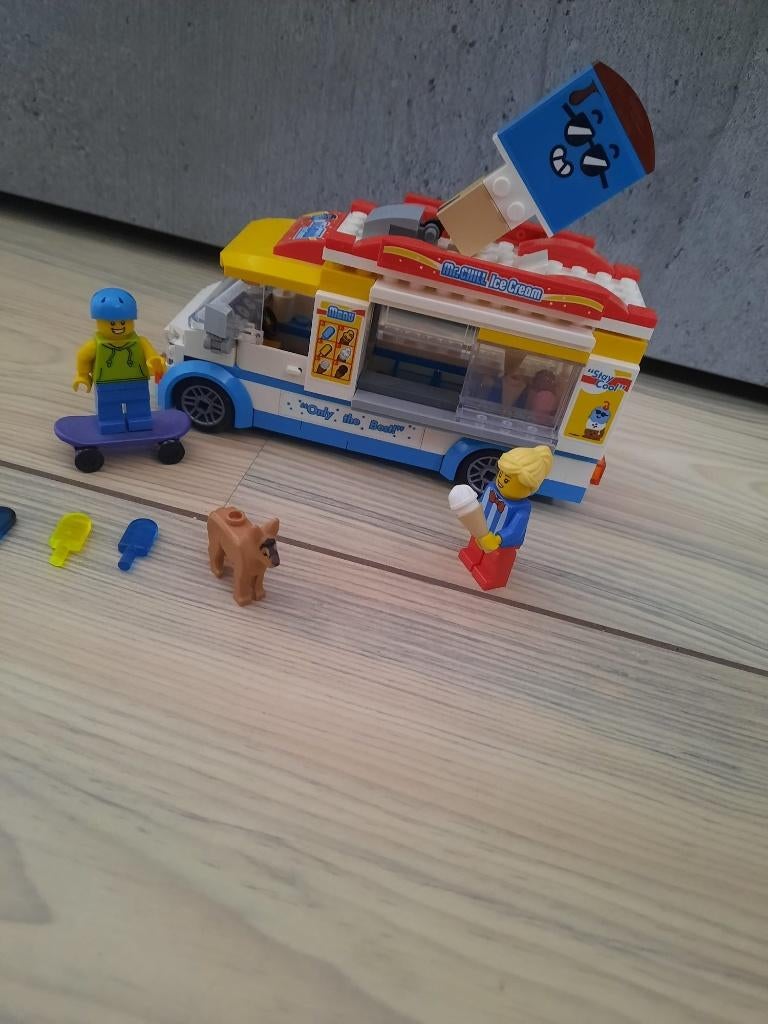 lego ijswagen 60253, Ophalen of Verzenden, Zo goed als nieuw, Complete set, Lego