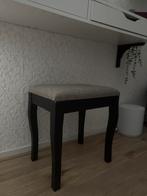 Make-up Tafel Zitje / Krukje, Huis en Inrichting, Stoelen, Zwart, Ophalen of Verzenden, Zo goed als nieuw, Eén