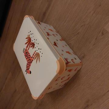 Bewaardoos opbergbox zebra dieren roze beschikbaar voor biedingen
