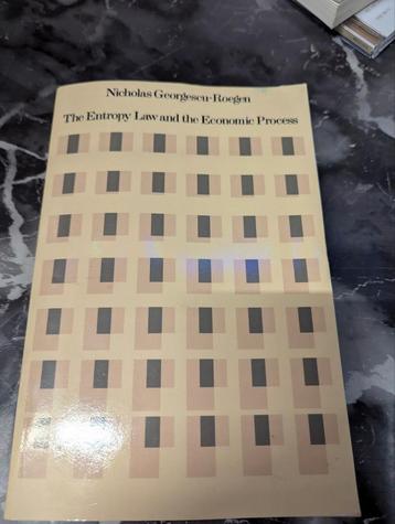 The entropy Law and the Economic Process beschikbaar voor biedingen