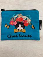 Toilettasje pouch chat beauty derriére la porte, Ophalen of Verzenden