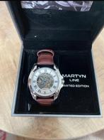 Martyn line horloge helemaal nieuw, Overige merken, Leer, Staal, Polshorloge