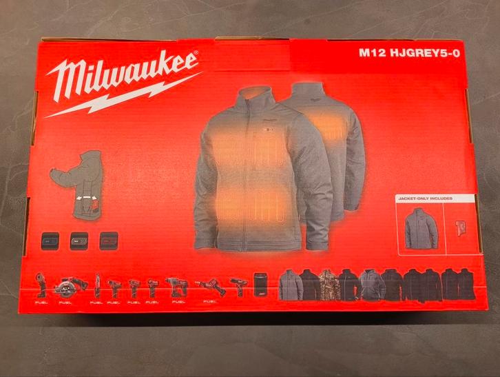 Milwaukee M12 premium heated jacket - maat xxl, Doe-het-zelf en Verbouw, Veiligheidskleding, Nieuw, Ophalen of Verzenden