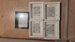 5x fotolijst 20x25 vastanhed, Ophalen, Minder dan 50 cm, Nieuw, Minder dan 50 cm