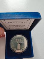 Hongaarse zilvermunt 1.000 HUF, Ophalen of Verzenden, Hongarije, Losse munt, Zilver