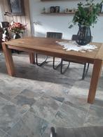 Eetkamertafel, Huis en Inrichting, Tafels | Eettafels, Ophalen, Gebruikt, Teakhout, 50 tot 100 cm