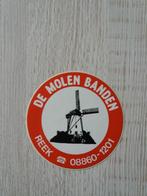 sticker DE MOLEN BANDEN te REEK ( 4 ), Ophalen of Verzenden, Zo goed als nieuw, Bedrijf of Vereniging