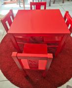 IKEA Kritter kindertafel met 4 stoeltjes, Kinderen en Baby's, Kinderkamer | Tafels en Stoelen, Gebruikt, Tafel(s) en Stoel(en)