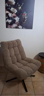 Woood Fauteuil Job teddy taupe, Ophalen, Gebruikt, 75 tot 100 cm