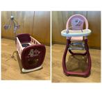 Smoby poppen wiegje en kinderstoel, Kinderen en Baby's, Ophalen, Gebruikt, Babypop