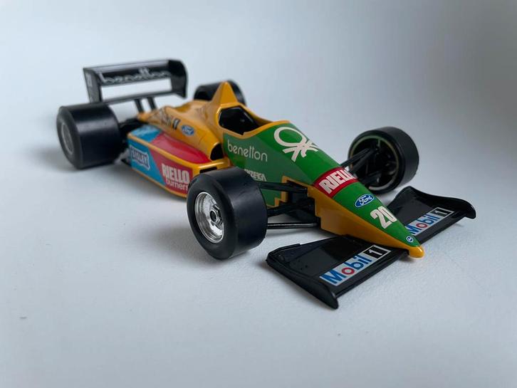 model Ford Benetton B188 #20, 1988, 1989 F1, Bburago, 1/24, Hobby en Vrije tijd, Modelauto's | 1:24, Gebruikt, Auto, Bburago, Ophalen of Verzenden