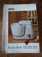 Braun Keukenmachine Gebruiksaanwijzing en receptenboek KM 32, Gebruikt, Ophalen of Verzenden