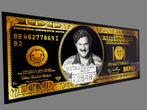 Pablo Escobar dollar foto op plexiglas, canvas en aluminium, Huis en Inrichting, Woonaccessoires | Schilderijen, Tekeningen en Foto's