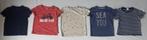 5 korte mouw t-shirtjes maat 98-104 in verschillende kleuren, Ophalen of Verzenden, Zo goed als nieuw, Jongen of Meisje, Jurk of Rok